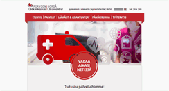 Desktop Screenshot of porvoonlaakarikeskus.fi